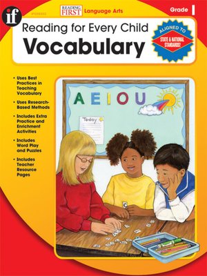 cover image of Vocabulary, Grade 1